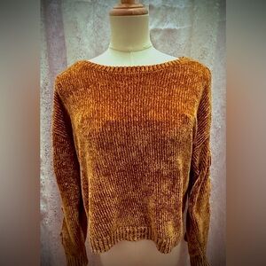 Cozy Chenille Women's Sweater - Brown